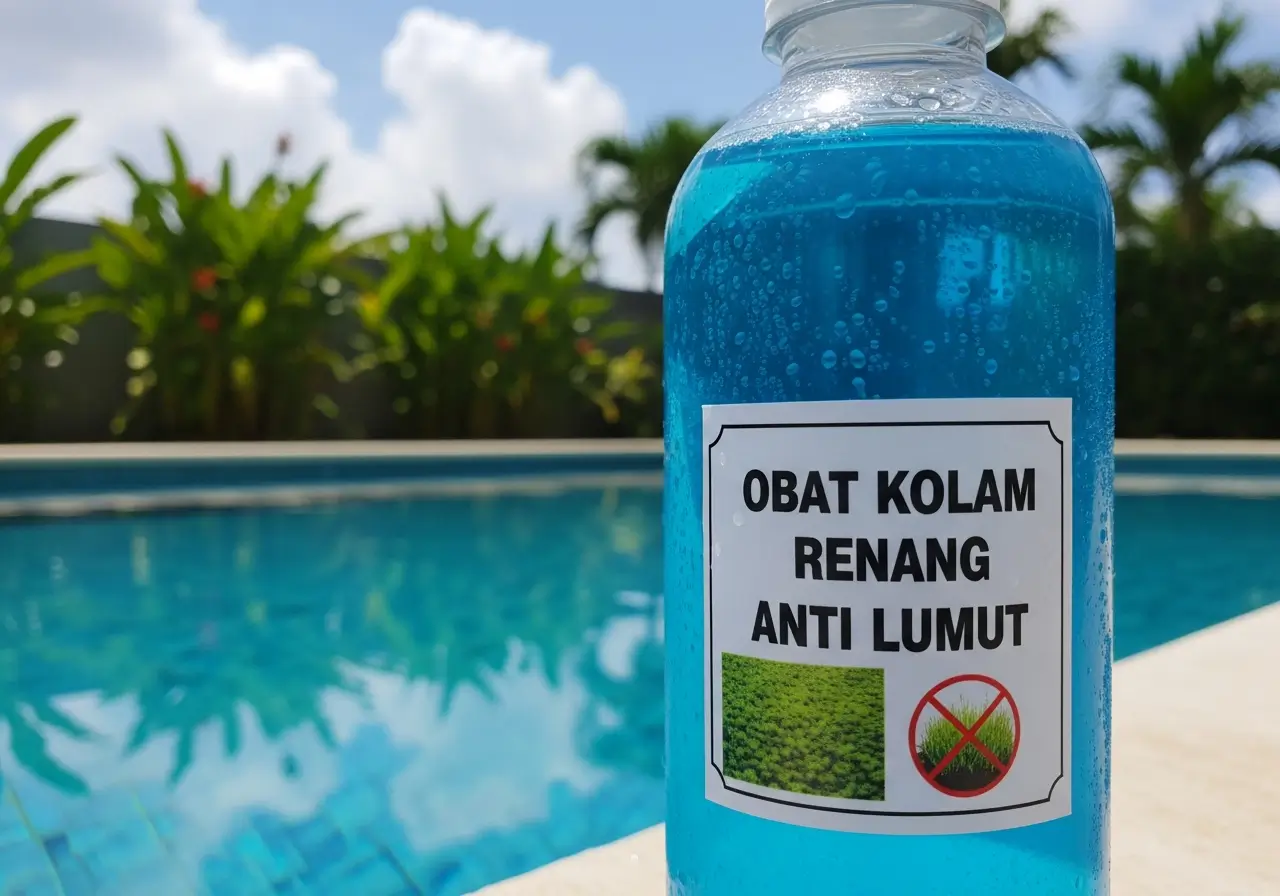 obat kolam renang anti lumut