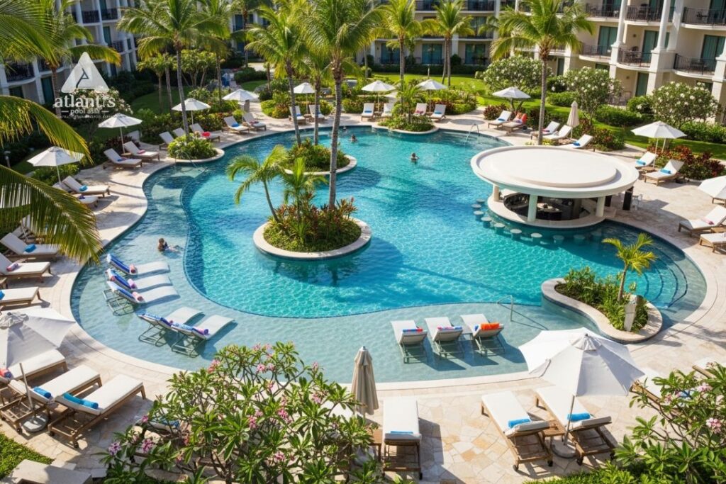 jasa pembuatan kolam renang hotel