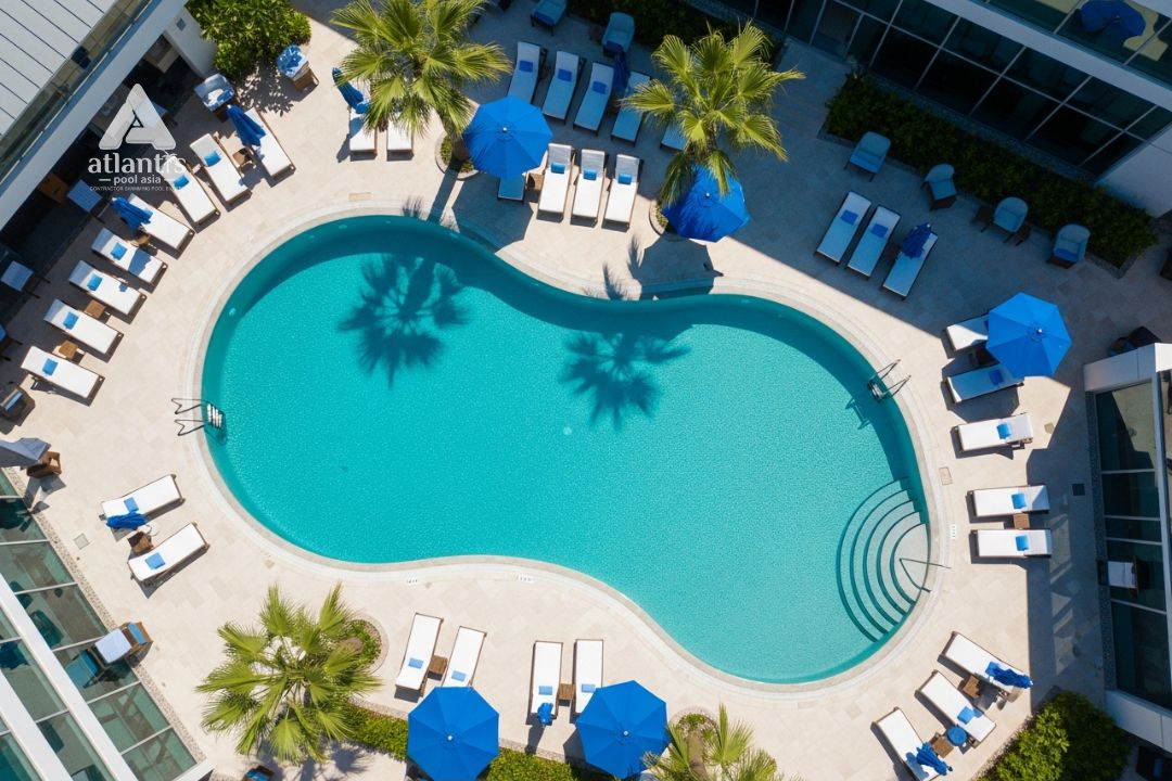 jasa pembuatan kolam renang hotel dan vila