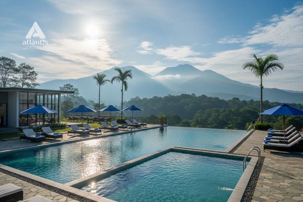 jasa pembuatan kolam renang rooftop