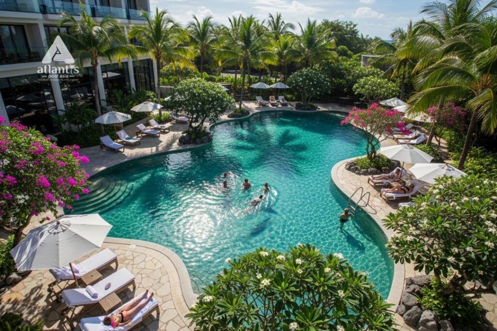 jasa pembuatan kolam renang vila