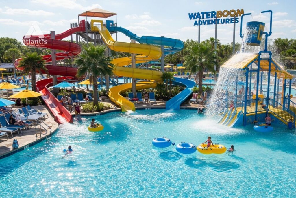 jasa pembuatan kolam renang waterboom