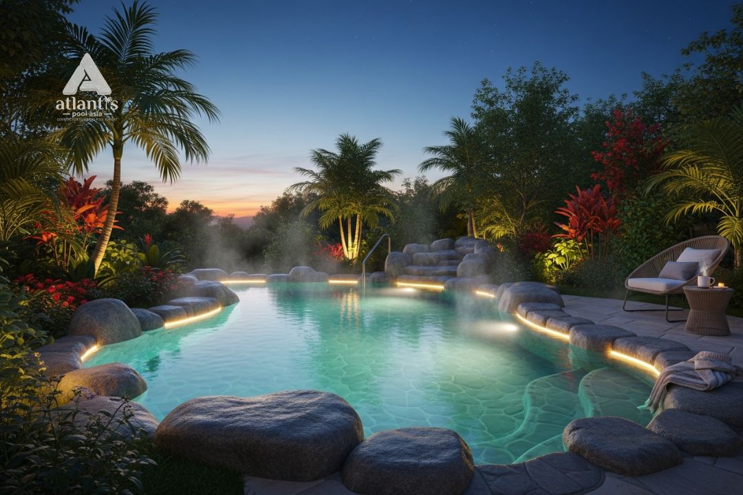 kolam renang air panas