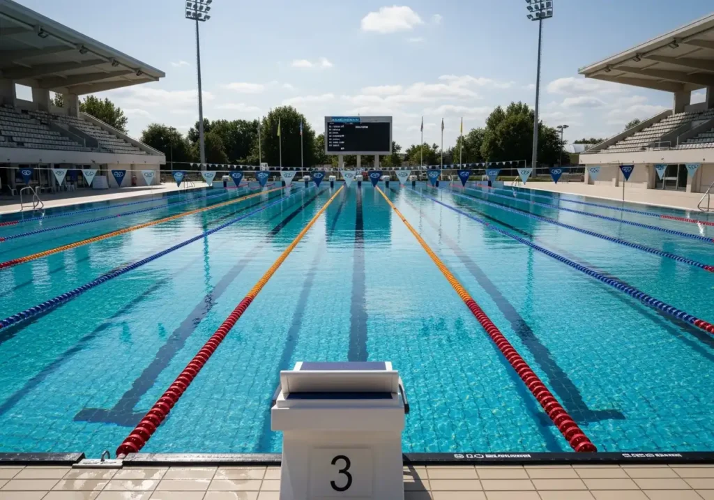 ukuran kolam renang standar nasional dan internasional