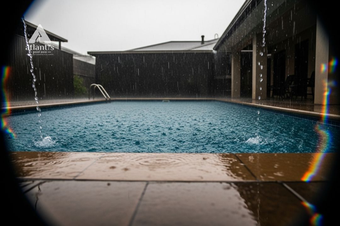 Cara Menjaga Kejernihan Air Kolam Saat Musim Hujan