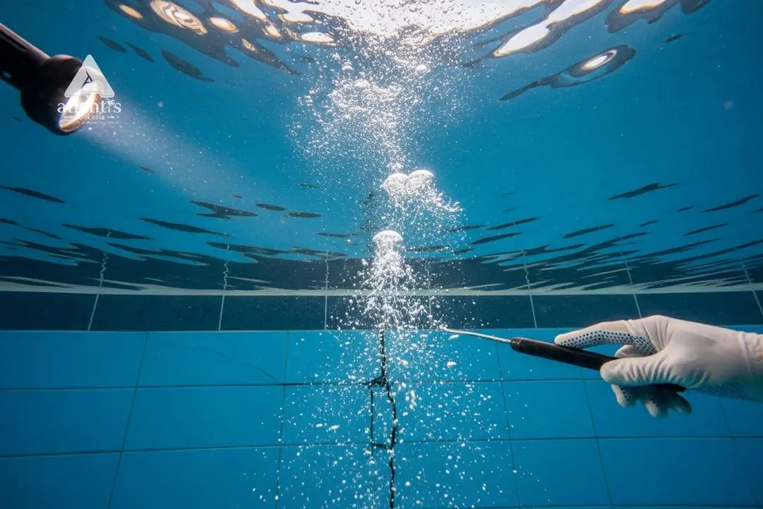 cara mencari titik kebocoran kolam renang