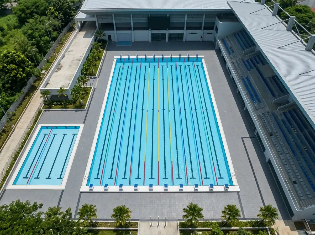 Lebar Setiap Lintasan pada Kolam Renang Olympic